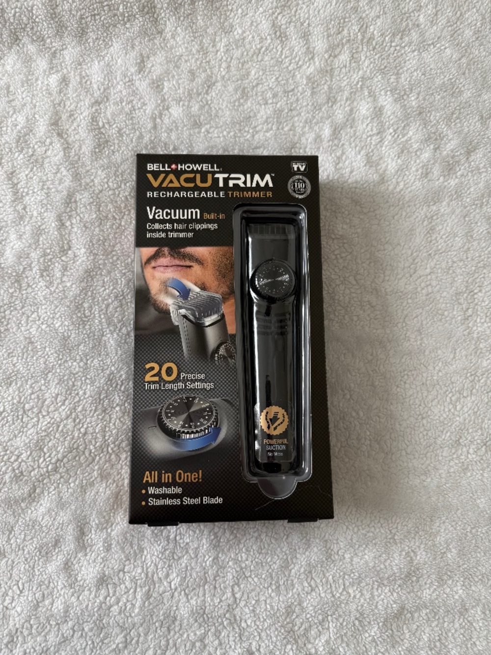 Bell Howell Vacutrim rechargeable trimmer